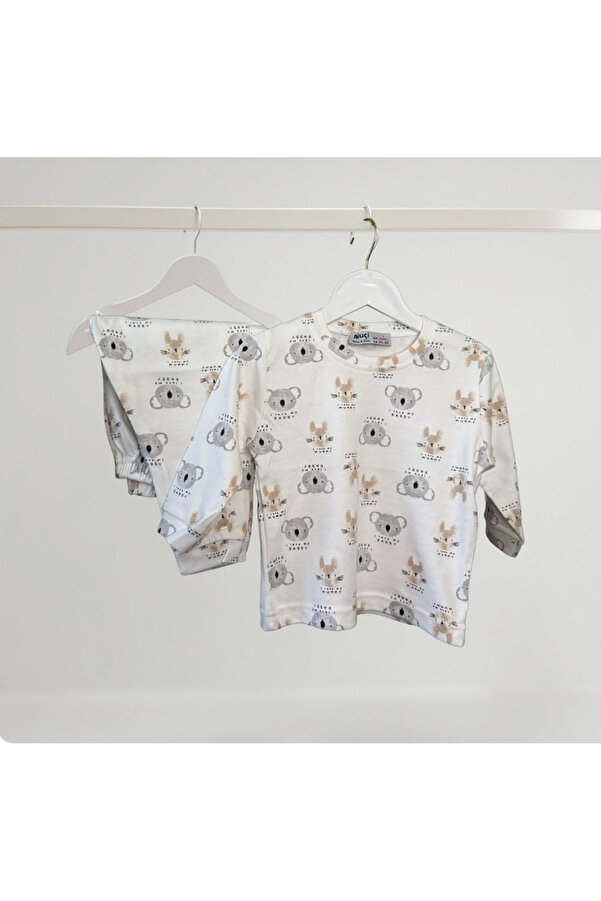 Minicobutik Koala Desenli Bebek Pijama Takımı