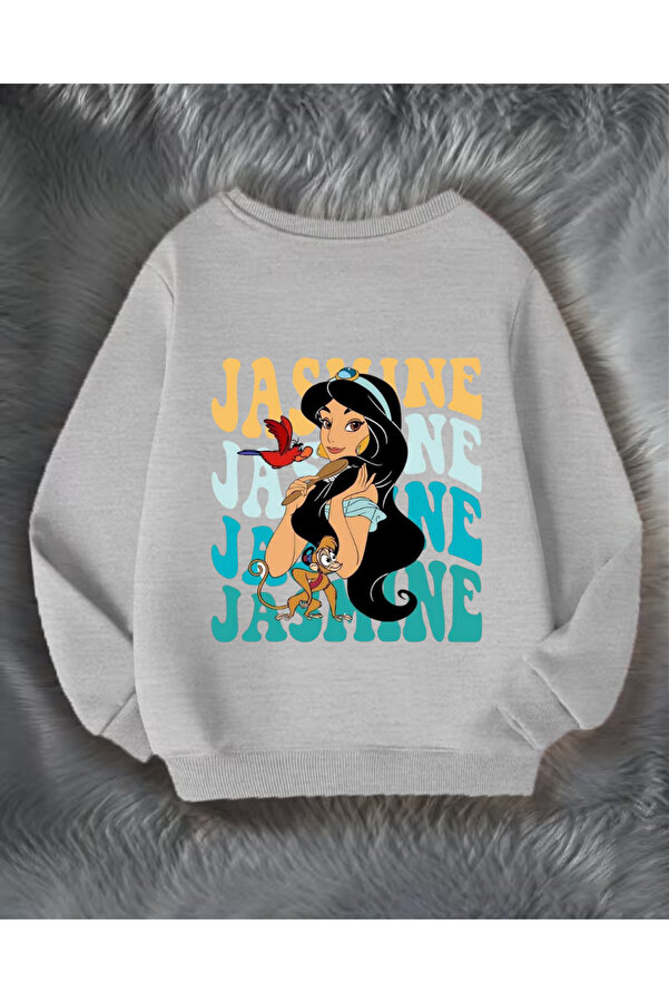 haha Çocuklar için Oversize Kapüşonsuz Sweatshirt