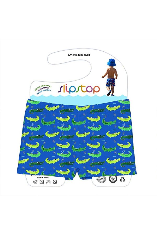 SLIPSTOP Alligator Nappy Erkek Bebek Mayo