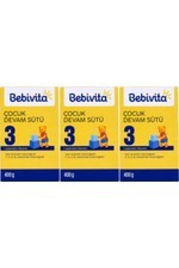 Bebivita Bebek Sütü 400 Gr No: 3 x 3 Adet