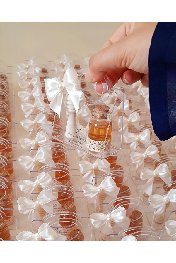 Mapel 5 Adet Süslemeli Pleksi Bal Çanta nişan, düğün, nikah, söz, bohça, kına, doğum, mevlid hediyelikleri