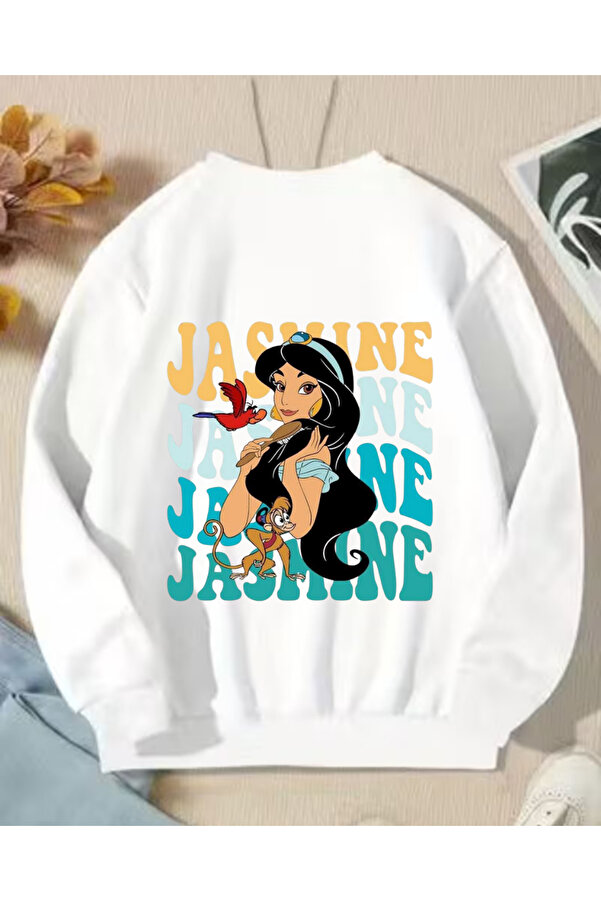haha Çocuklar için Oversize Kapüşonsuz Sweatshirt