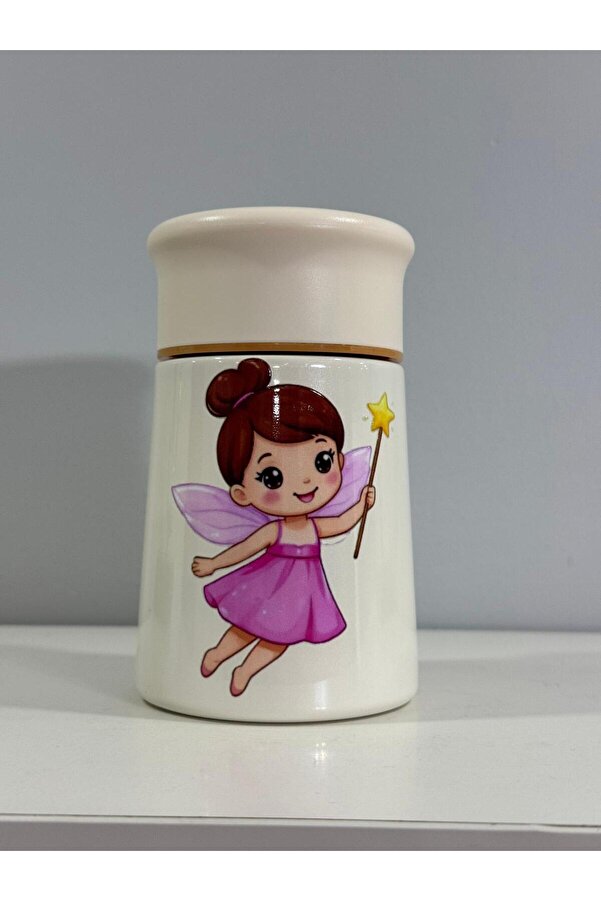 HOPEFUL DESİGN Hopeful Desig Desenli Kız Termos 280ML Bebek Mama Saklama Termosu Paslanmaz Çelik Termos