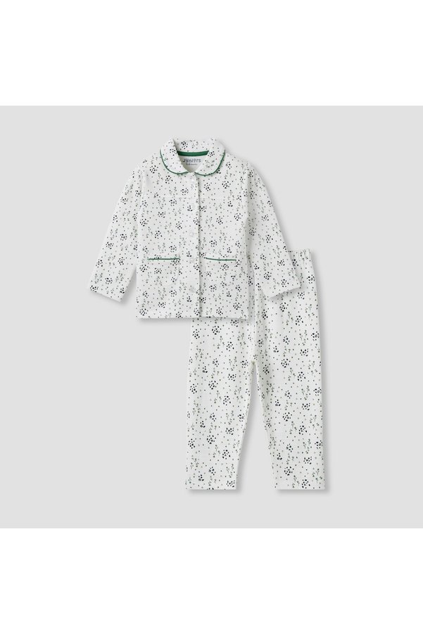Juniors Floral Print Shirt and Pyjama Set