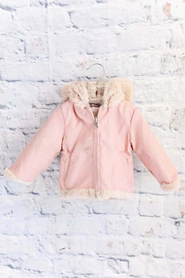 little bear Çift Taraflı Peluş Mont