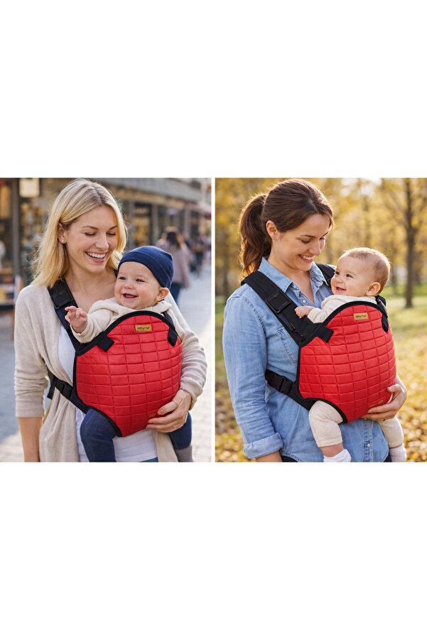 seymenbıçakçılık Bebek Kangurusu | Ergonomik Önden Taşıma | Yenidoğan ve Bebekler İçin Güvenli Taşıyıcı