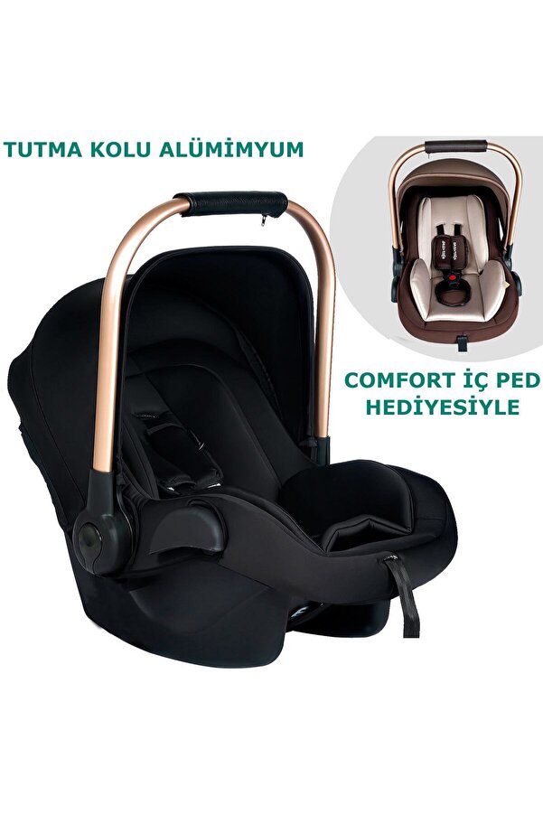 Baby Home BH-500 Comfort Alüminyum Ana Kucağı ve Bebek Taşıma Koltuğu (0-13 Kg)