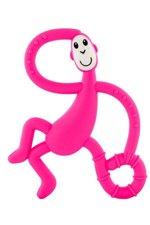 MyBalliStore Silikon Pembe Maymun Diş Kaşıyıcı