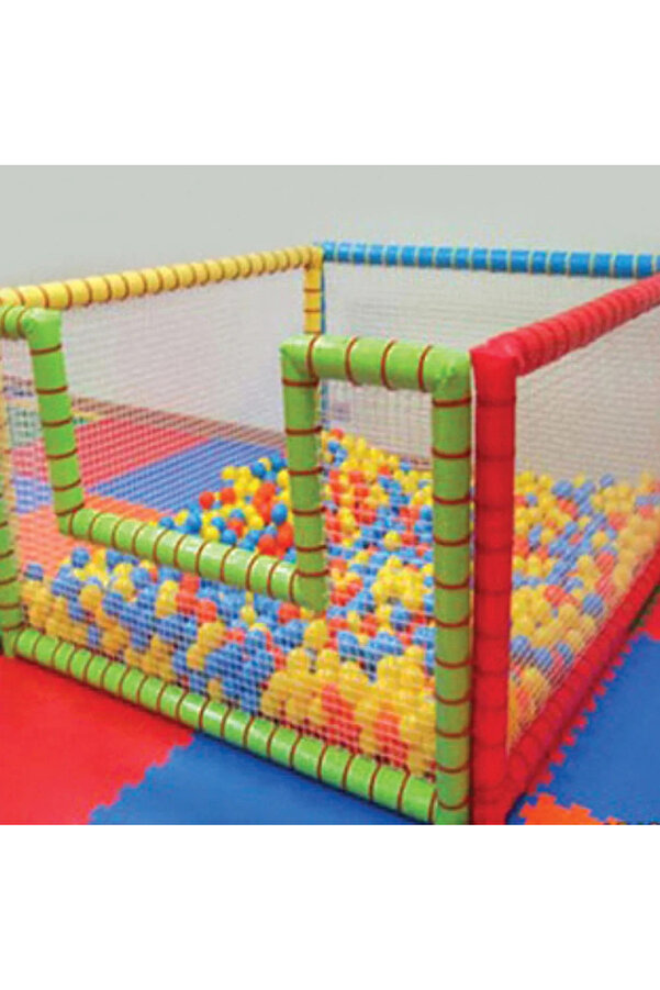 vega çocuk Soft Play Fileli Top Havuzu 160X160X100 Cm