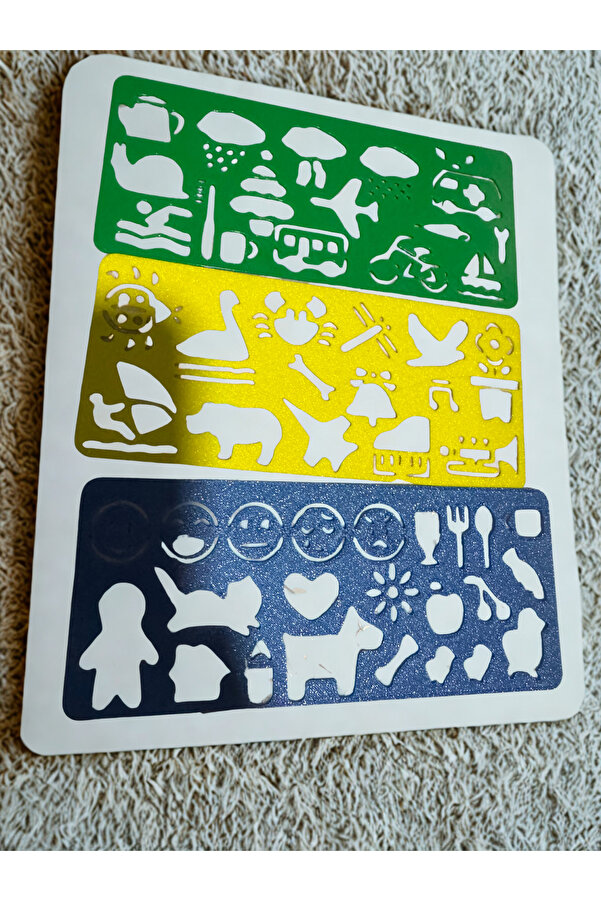 Kartalice3Dminifiğüratölyesi Montessori Çocuk Çizim Şablonları