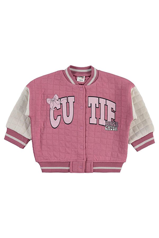 Civil Baby Cutıe Nakışlı 6-18 Ay Hırka - Pembe 9-12 Ay