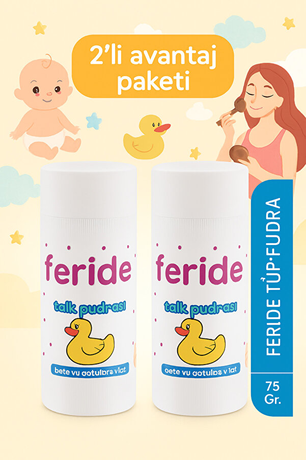 Feride Bebek Pudrası 2x75 gr