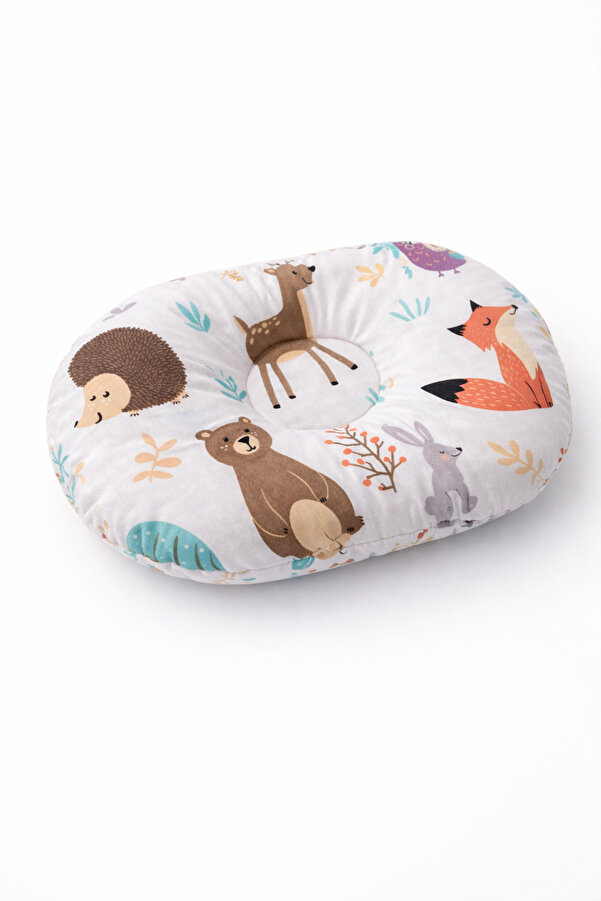 Jaju Baby 0-12 Ay Orman Düz Kafa Yastığı Yenidoğan Bebek Yastık