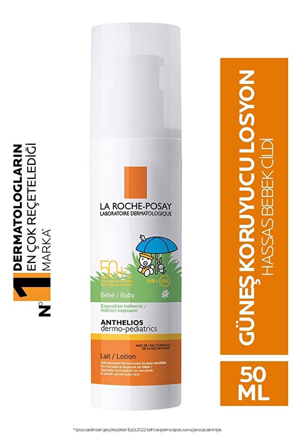 La Roche Posay ANTHELİOS DERMO PEDİATRİCS BABY SKİN BRİGHTENİNG SUNSCREEN LOTİON 50ML PSSN2560