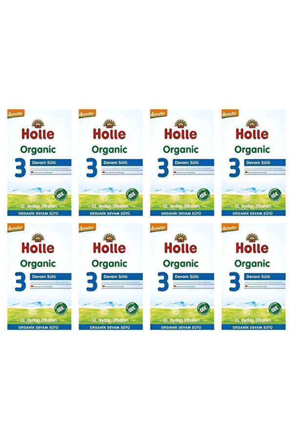 Holle ORGANİK DEVAM SÜTÜ 3 600 GR 8 ADET