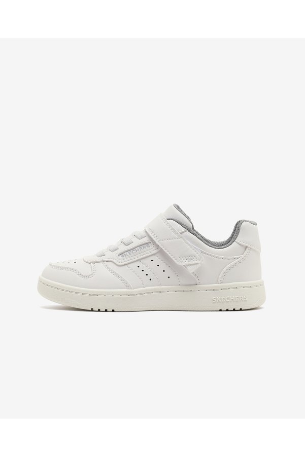 Skechers QUICK STREET Big Boys White Sneakers 405638L WHT