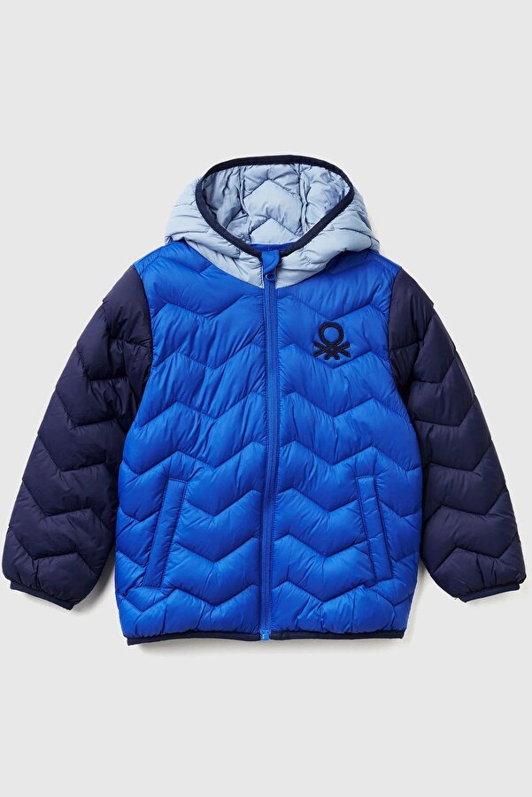 Benetton Bebek Mevsimlik Mont Erkek Mavi 1-6 Yaş