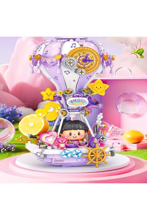 NW NessiWorld LZ4111 NessiWorld MOR HAVA BALONU BLOCK OYUNCAK 666 PARÇA