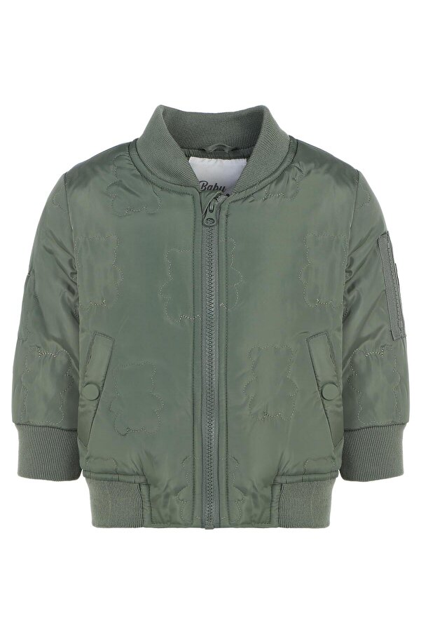 Civil Baby Ayıcık Kabartmalı 6-18 Ay Ceket - Haki 9-12 Ay