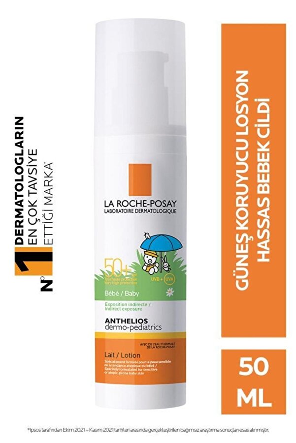 La Roche Posay Anthelios Dermo Pediatrics Spf50+ Yüksek Korumalı Bebek Güneş Kremi 50ml