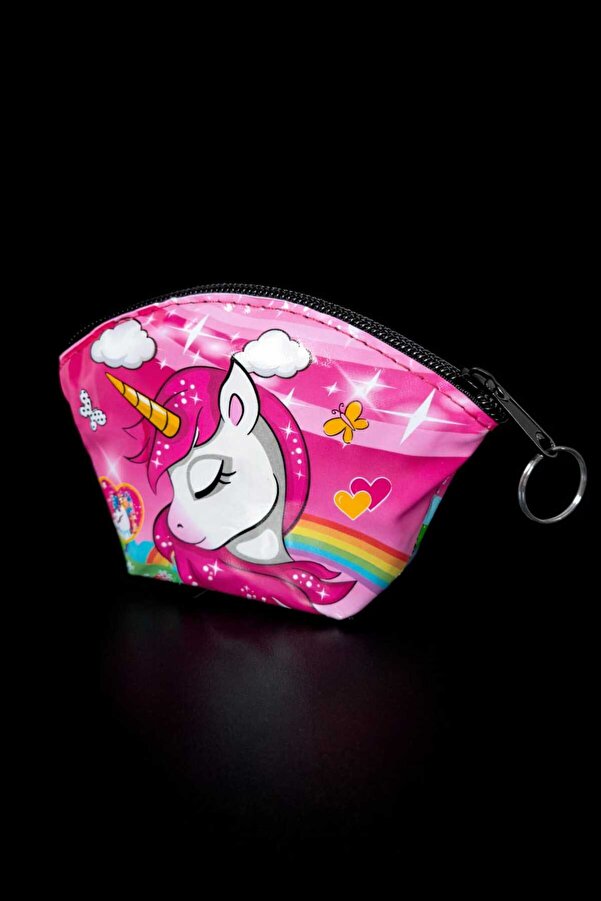 KAYLANIN DÜNYASI Cüzdan– Kız Çocuğu Hediye, Doğum Günü Hediyesi, Fermuarlı Mini El Çantası & Ataçlık