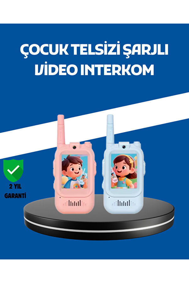 İsingir shopping Çocuklar İçin Video Görüşmeli Walkie Talkie Uzun Mesafe İletişim - ISSH9294-4513