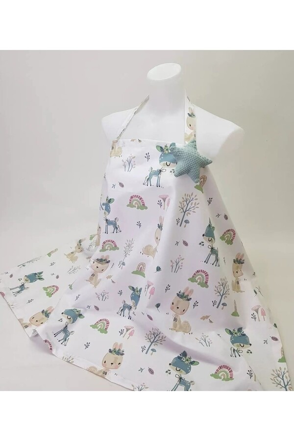 Wenaris %100 organik pamuktan emzirme önlüğü (KUMASLARİMİZ SERTİFİKALIDIR)