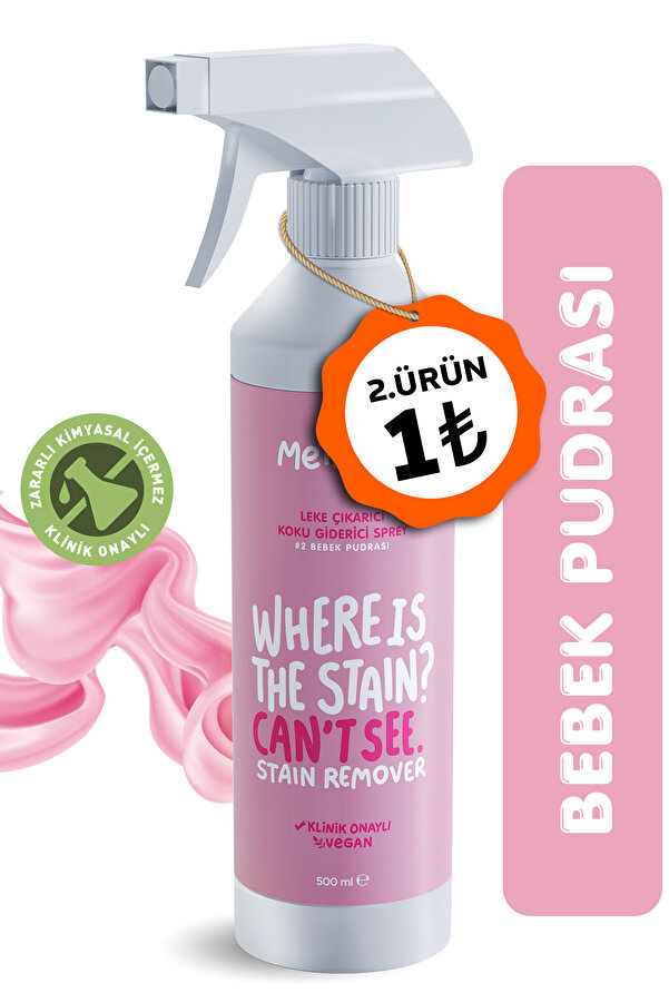 Metapet Bebek Pudrası Kokulu Köpek Idrar Ve Çişi Giderici, Tuvalet Lekelerini Çıkarıcı Sprey, 500 ml