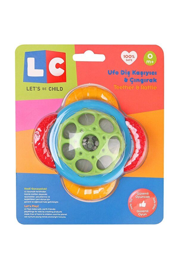 let's be child LC Ufo Diş Kaşıyıcı & Çıngırak