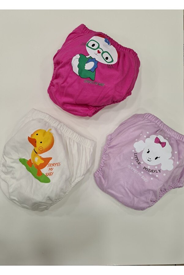 Empressco Yumuşak ve rahat kız bebek alıştırma kilodu seti, 3'lü, 2 numara