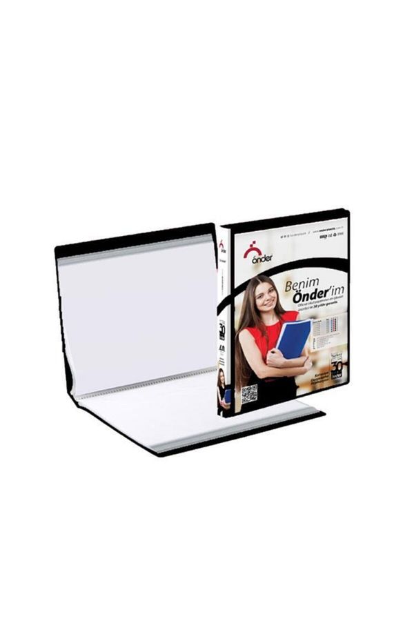 Önder-Önder A4 Catalog Presentation File with Front Pocket Pp 80 Sheet Capacity Black 1280-3 1