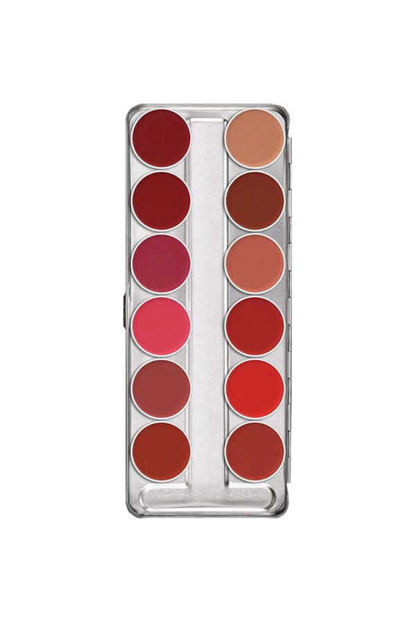 Kryolan-Lipstick Palette Lip Rouge Palette 12 Colors 01204 Classıc2 12 Pack 1