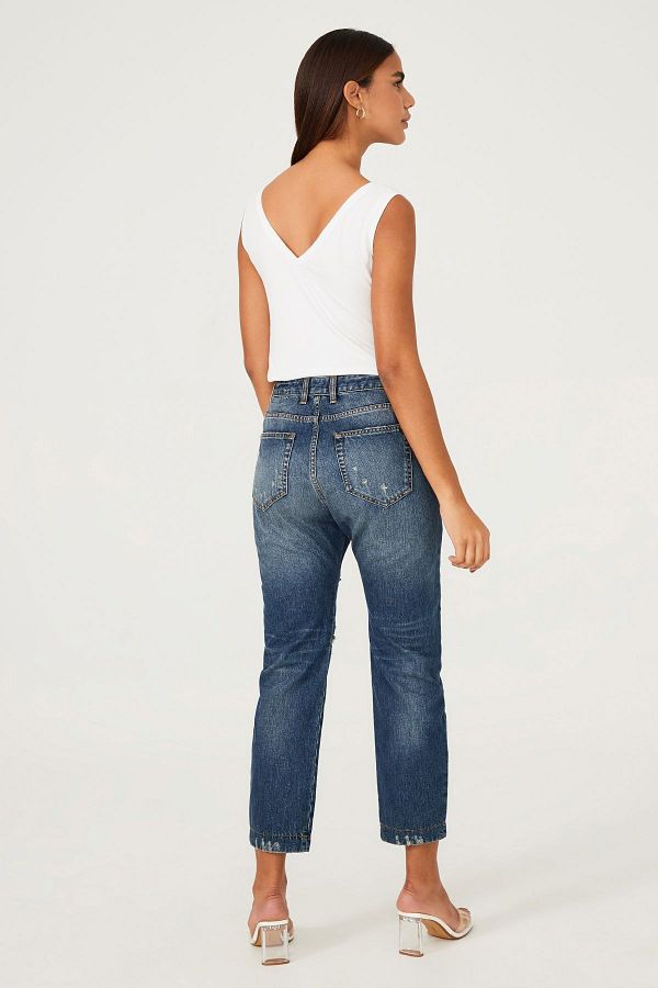 TWIN SET Women s Ripped Jeans Trendyol