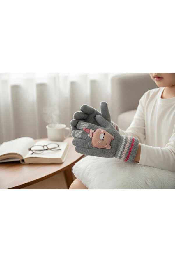 Kitti Kız Çocuk eldiven 4-8 yaş