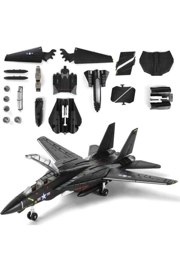 Choice f-14 White 1:72 Scale F-14 Tomcat Fighter Jet Quick Build Model Kit Plastic Millitary F14 Airplane A