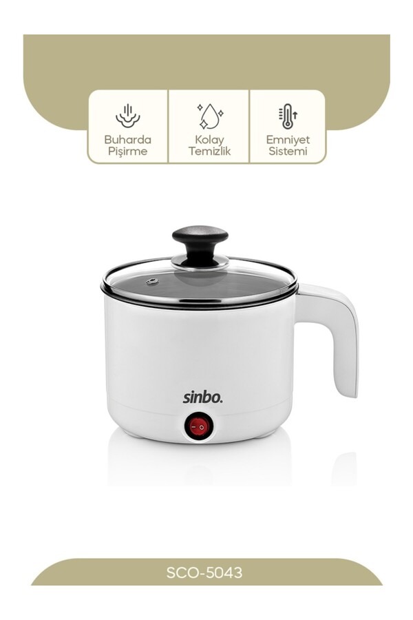 Go İthalat ELEKTRİKLİ FONKSİYONLU PİŞİRİCİ ÇELİK TENCERE 800ML 400W BUHARDA PİŞİRME APARATI