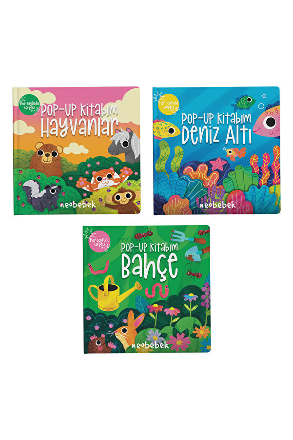Neobebek Pop-Up Kitap Seti (3 Pop-Up Kitap)