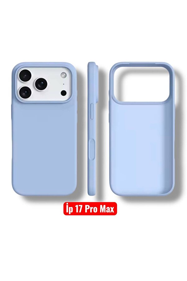 Bruntoo BR İphone 17 Pro Max Uyumlu Kılıf Kamera Çıkıntılı Yumuşak Silikon İçi Kadife Lansman Kapak .
