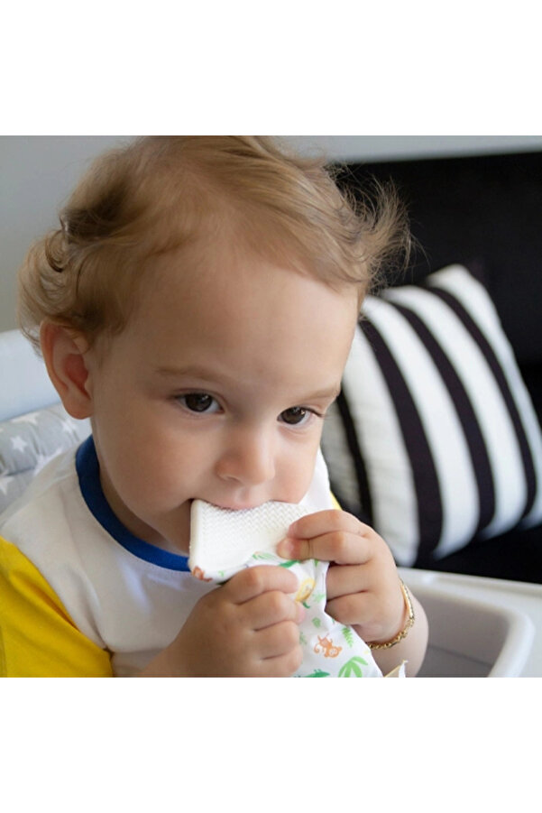 Babyjem Silikon Diş Kaşıyıcı Fular & Kravat Diş Kaşıyıcı Beyaz Outlet