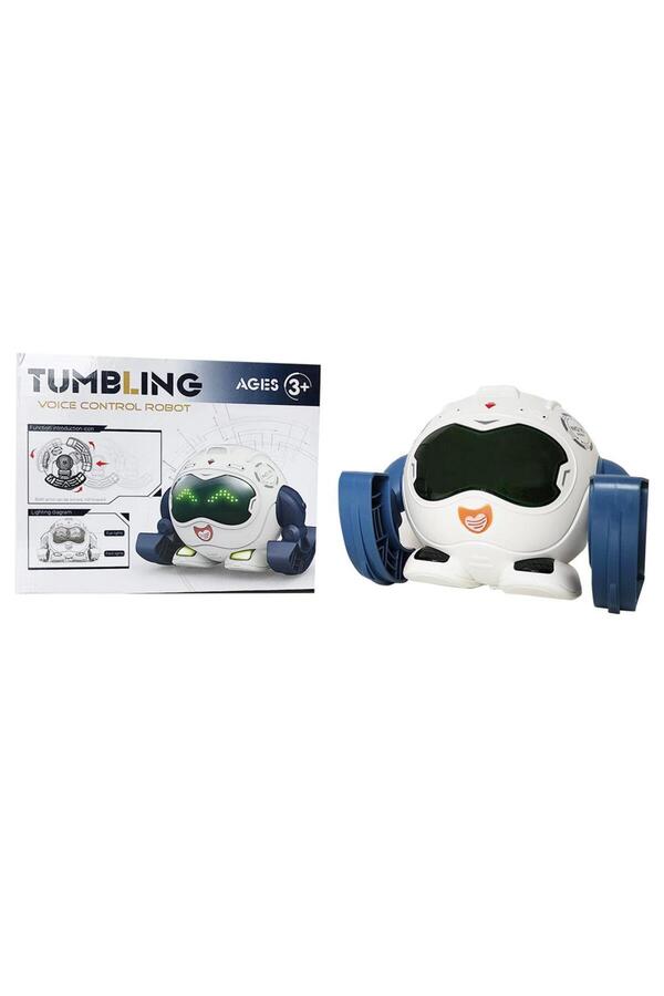 ctoy Akıllı Robot Müzikli Takla Atan Robot CTOY-6678-16
