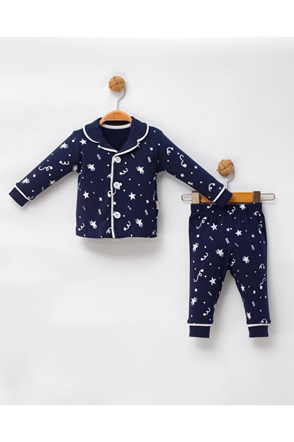 ZEYD ÇOCUK GİYİM Yıldız Baskılı Pijama Takımı