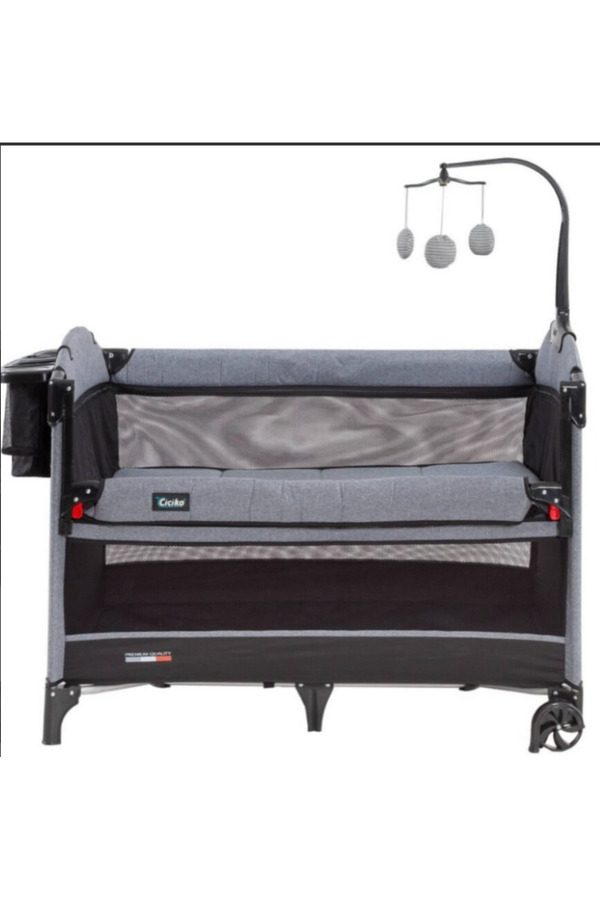 TURHANBEBE bebek çeyiz seti ANNE YANI OYUN PARK BEŞİK DÖNENCELİ BEŞİK