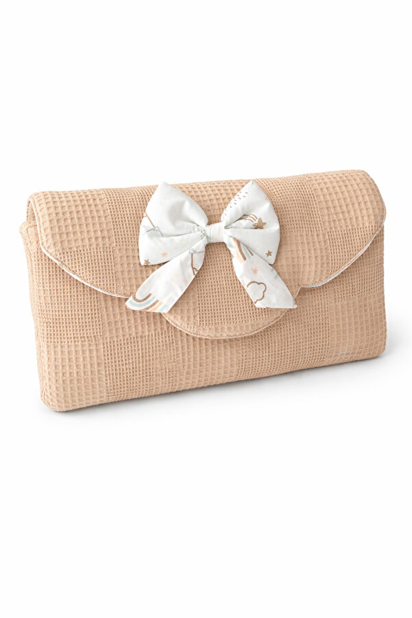 Jaju Baby Waffle Pike Kumaş Dağ Tasarım Bebek Alt Açma Çantalı (Sürpriz Altaçma)