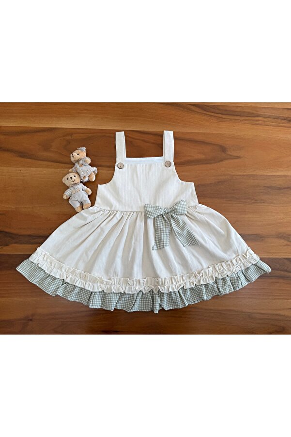 Mini Chics Pötikare Fiyonklu Keten Kız Çocuk Jile