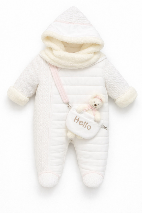 Kardeşler Bebe Welsoft Pelüş Astronot Bebek Tulum