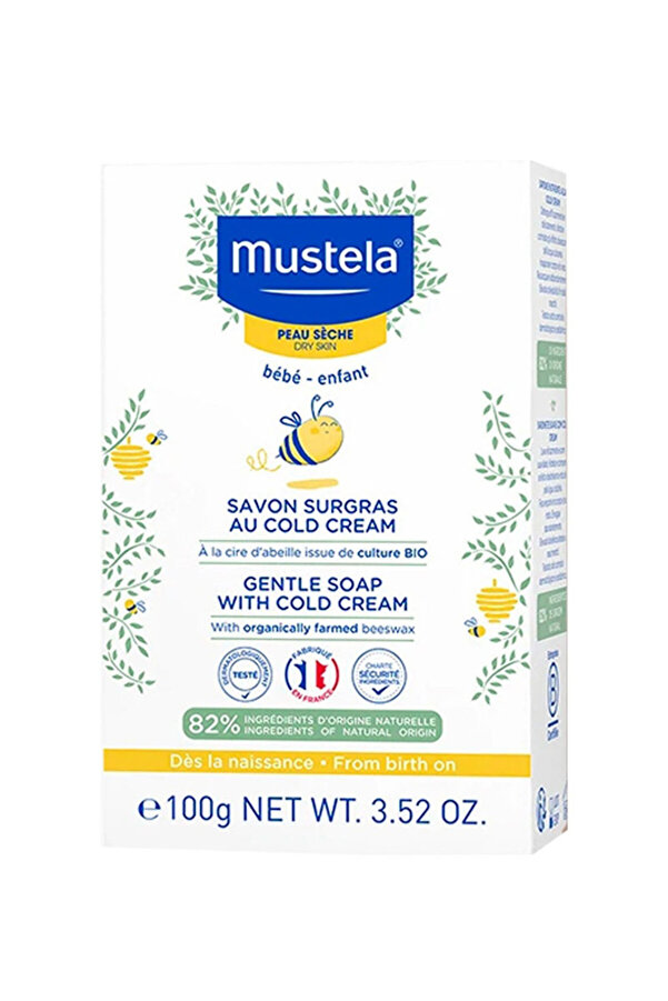Mustela Yüz Ve Vücut Için Kalıp Temizleyici Gentle Soap Face And Body 100gr 3504105032999