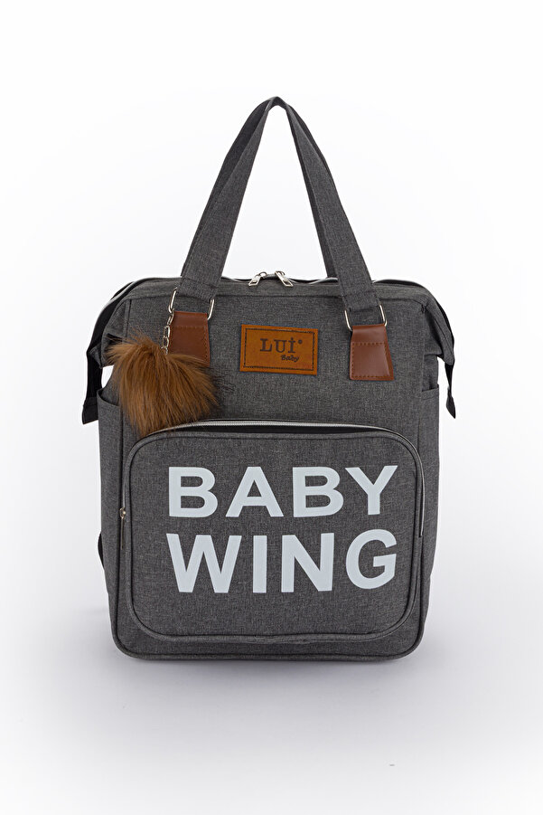 Lui Baby Anne Bebek Bakım Sırt Çantası Termal Biberonlu Bebek Arabası Askı Aparatlı