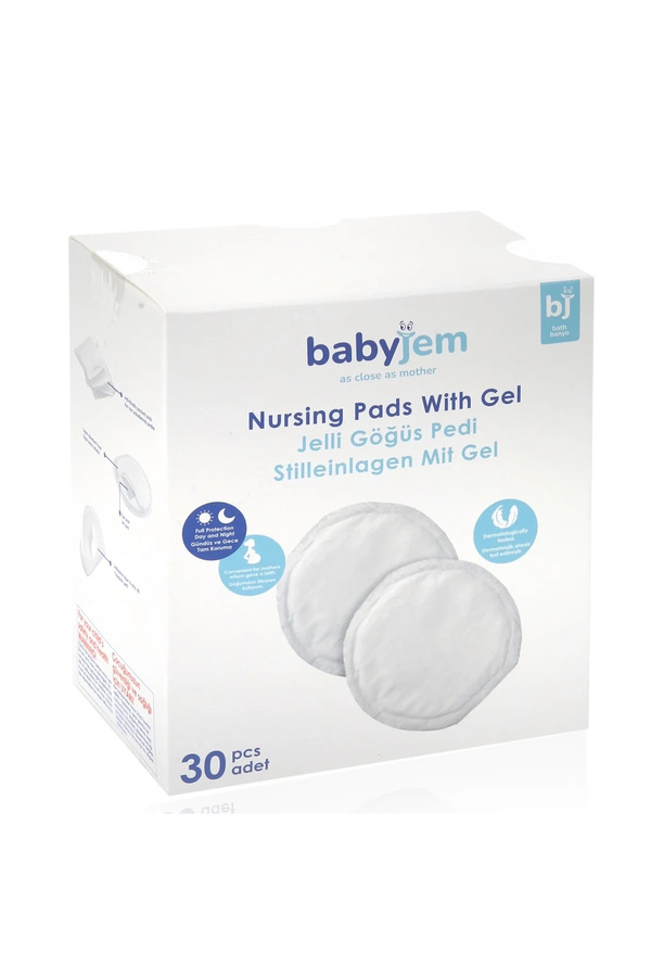 Babyjem Jelli Sızdırmaz Süper Emici Anne Göğüs Pedi 30 Adet