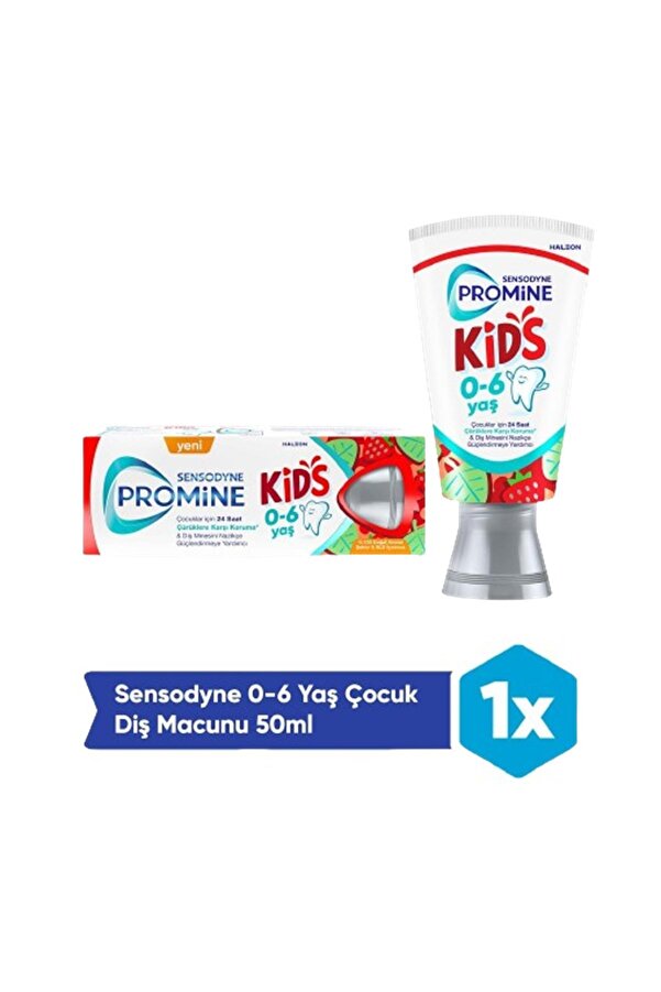 Sensodyne Promine 0-6 Yaş Çocuk Diş Macunu 50ml - Çilek Aromalı