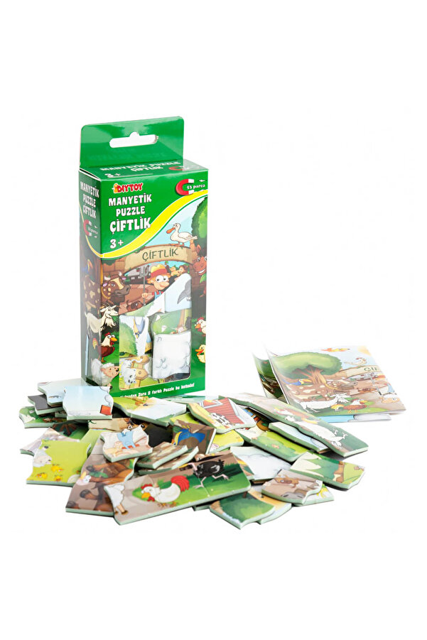 Diytoy Puzzle Manyetik Çiftlik